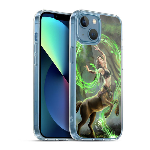 Anne Stokes Female Elementals Earth Centaur Soft Gel Case for Apple iPhone 13 Mini & MagSafe