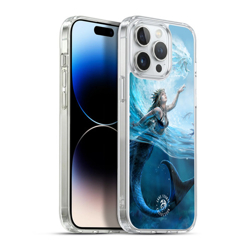 Anne Stokes Female Elementals Water Mermaid Soft Gel Case for Apple iPhone 13 Pro Max & MagSafe