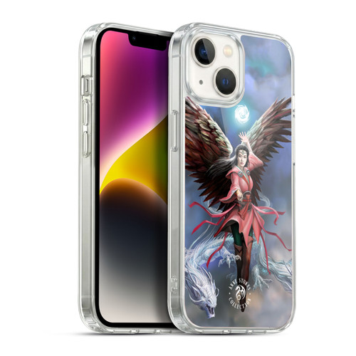 Anne Stokes Female Elementals Air Dragon Soft Gel Case for Apple iPhone 14