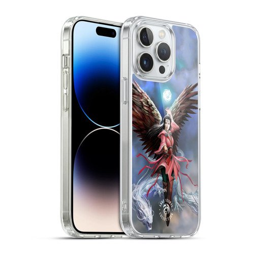 Anne Stokes Female Elementals Air Dragon Soft Gel Case for Apple iPhone 14 Pro Max & MagSafe