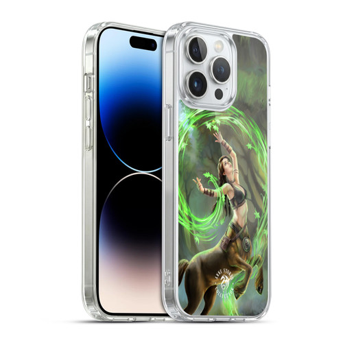 Anne Stokes Female Elementals Earth Centaur Soft Gel Case for Apple iPhone 14 Pro Max & MagSafe