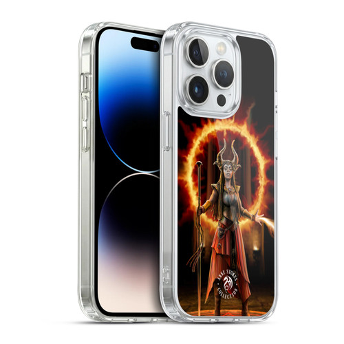 Anne Stokes Female Elementals Fire Soft Gel Case for Apple iPhone 14 Pro & MagSafe