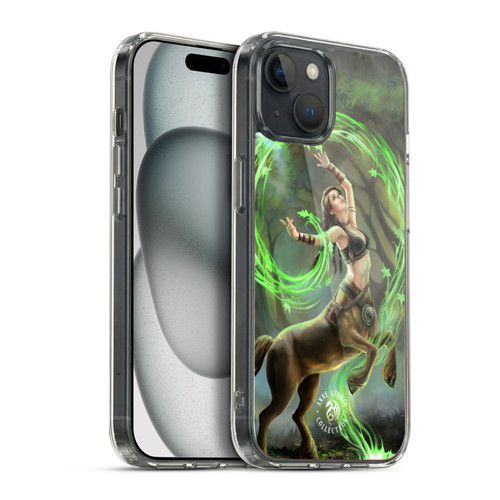 Anne Stokes Female Elementals Earth Centaur Soft Gel Case for Apple iPhone 15 Plus & MagSafe