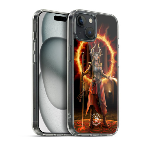 Anne Stokes Female Elementals Fire Soft Gel Case for Apple iPhone 15 Plus & MagSafe