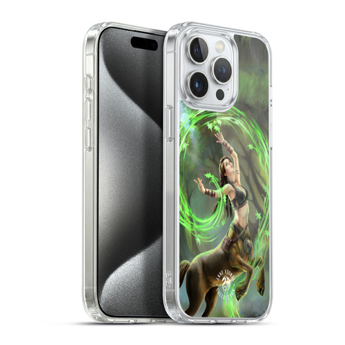 Anne Stokes Female Elementals Earth Centaur Soft Gel Case for Apple iPhone 15 Pro Max & MagSafe