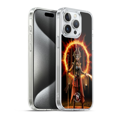 Anne Stokes Female Elementals Fire Soft Gel Case for Apple iPhone 15 Pro Max & MagSafe