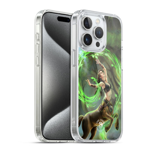 Anne Stokes Female Elementals Earth Centaur Soft Gel Case for Apple iPhone 15 Pro & MagSafe