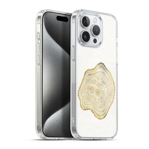 Cat Coquillette Nature Gold Peach Leaf Soft Gel Case for Apple iPhone 15 Pro Max & MagSafe