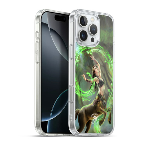 Anne Stokes Female Elementals Earth Centaur Soft Gel Case for Apple iPhone 16 Pro Max & MagSafe