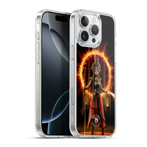 Anne Stokes Female Elementals Fire Soft Gel Case for Apple iPhone 16 Pro Max & MagSafe