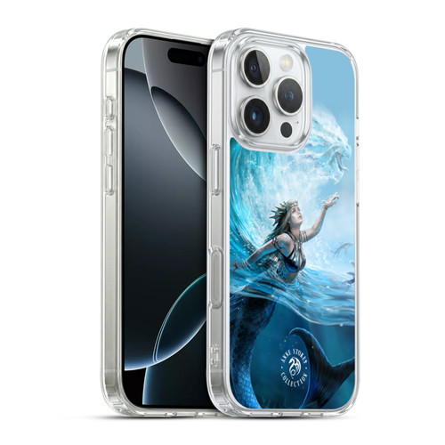 Anne Stokes Female Elementals Water Mermaid Soft Gel Case for Apple iPhone 16 Pro & MagSafe