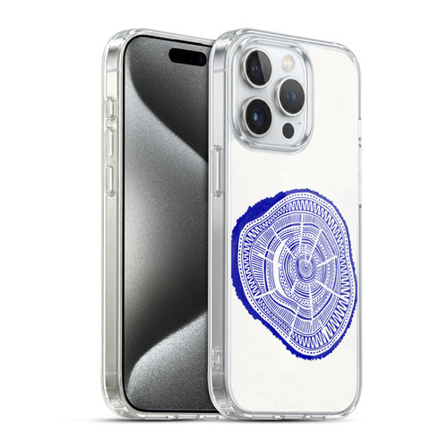 Cat Coquillette Nature Navy Ponderosa Soft Gel Case for Apple iPhone 15 Pro & MagSafe