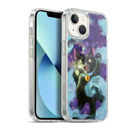 Ash Evans Black Cats Magic Witch Soft Gel Case for Apple iPhone 13