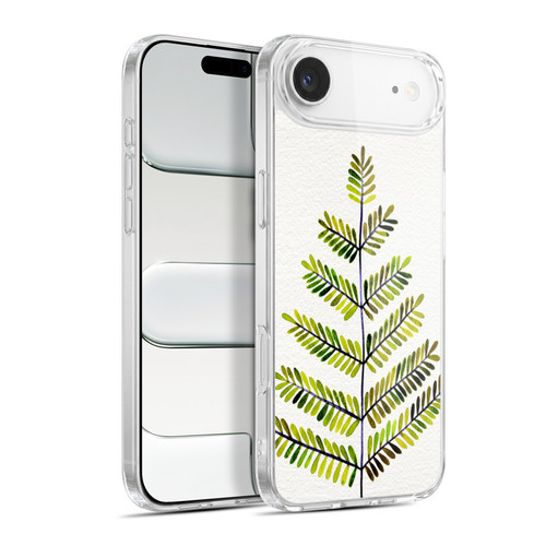 Cat Coquillette Nature Leaflets Green Soft Gel Case for Apple iPhone 17 Air