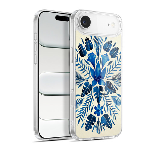 Cat Coquillette Nature Navy Tropical Symmetry Soft Gel Case for Apple iPhone 17 Air