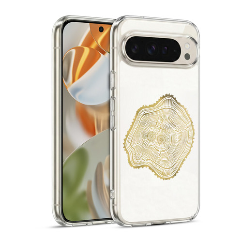 Cat Coquillette Nature Gold Peach Leaf Soft Gel Case for Google Pixel 9 / Pixel 9 Pro