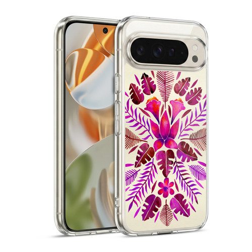 Cat Coquillette Nature Magenta Tropical Symmetry Soft Gel Case for Google Pixel 9 / Pixel 9 Pro
