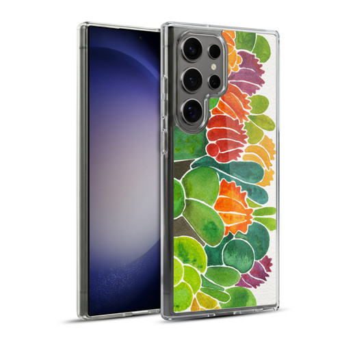 Cat Coquillette Nature Succulents Soft Gel Case for Samsung Galaxy S23 Ultra 5G & MagSafe