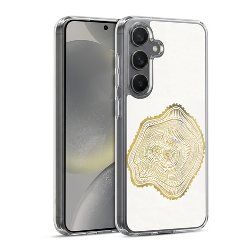 Cat Coquillette Nature Gold Peach Leaf Soft Gel Case for Samsung Galaxy S24 5G & MagSafe
