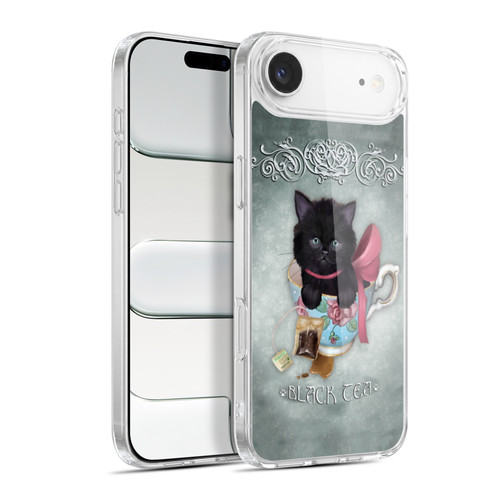 Ash Evans Black Cats Tea Soft Gel Case for Apple iPhone 17 Air