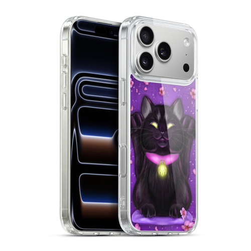 Ash Evans Black Cats Lucky Soft Gel Case for Apple iPhone 17 Pro Max