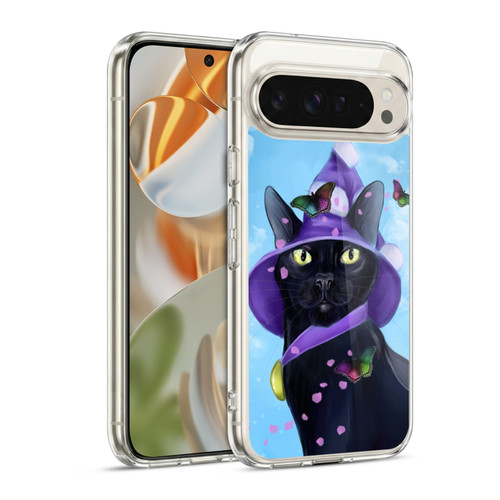 Ash Evans Black Cats Butterfly Sky Soft Gel Case for Google Pixel 9 / Pixel 9 Pro