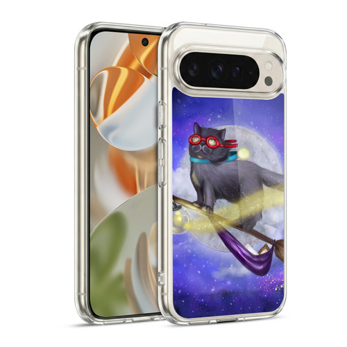 Ash Evans Black Cats Night Fly Soft Gel Case for Google Pixel 9 / Pixel 9 Pro