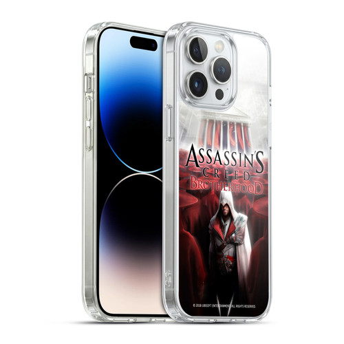 Assassin's Creed Brotherhood Key Art Ezio Red Crowd Soft Gel Case for Apple iPhone 14 Pro Max & MagSafe
