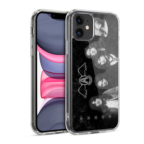 Aerosmith Black And White Vintage Photo Soft Gel Case for Apple iPhone 11