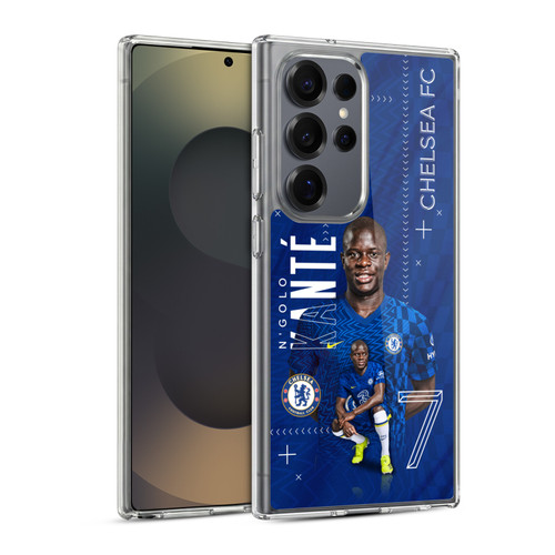Chelsea Football Club 2021/22 First Team N'Golo Kanté Soft Gel Case for Samsung Galaxy S25 Ultra & MagSafe