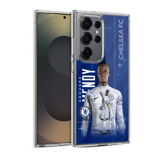 Chelsea Football Club 2021/22 First Team Edouard Mendy Soft Gel Case for Samsung Galaxy S25 Ultra & MagSafe