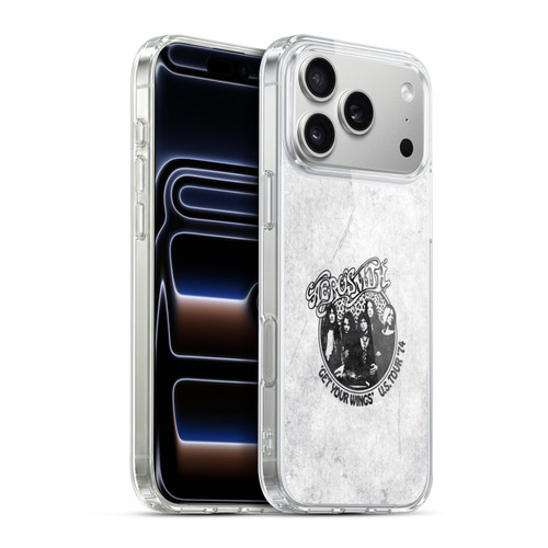 Aerosmith Black And White Get Your Wings US Tour Soft Gel Case for Apple iPhone 17 Pro Max
