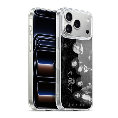 Aerosmith Black And White Vintage Photo Soft Gel Case for Apple iPhone 17 Pro Max