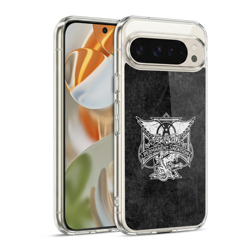 Aerosmith Black And White 1987 Permanent Vacation Soft Gel Case for Google Pixel 9 / Pixel 9 Pro