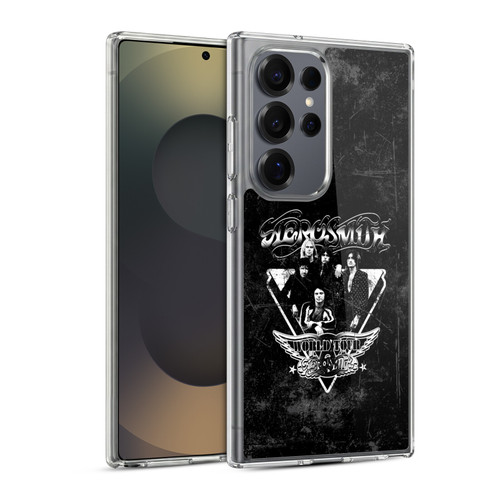 Aerosmith Black And White World Tour Soft Gel Case for Samsung Galaxy S25 Ultra & MagSafe