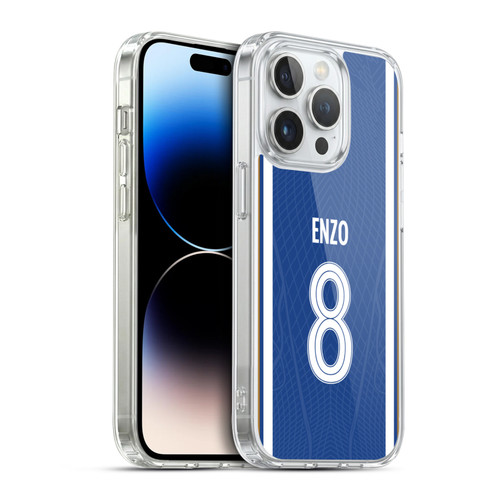 Chelsea Football Club 2023/24 Players Home Kit Enzo Fernández Soft Gel Case for Apple iPhone 14 Pro & MagSafe