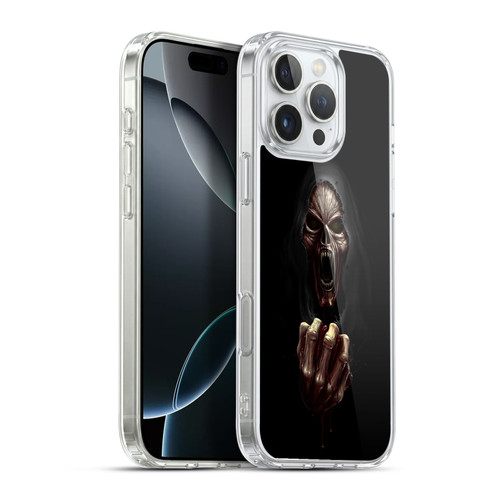 Christos Karapanos Horror Don't Break My Heart Soft Gel Case for Apple iPhone 16 Pro Max & MagSafe