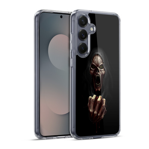 Christos Karapanos Horror Don't Break My Heart Soft Gel Case for Samsung Galaxy S25+ & MagSafe