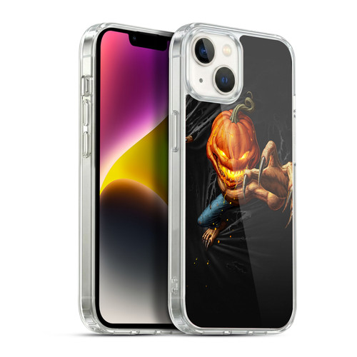 Christos Karapanos Horror 4 Pumpkin Soft Gel Case for Apple iPhone 14 Plus & MagSafe