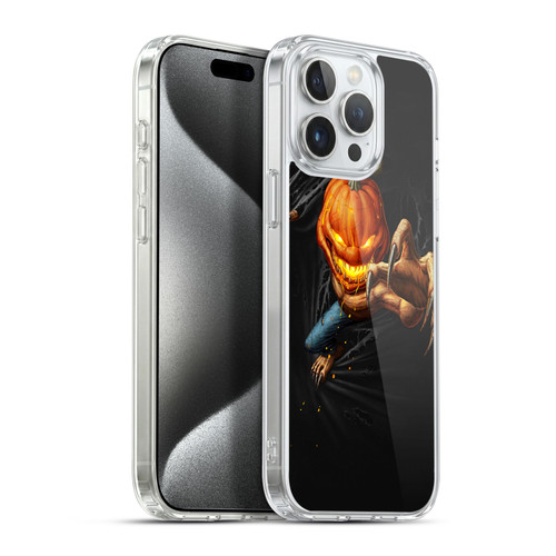 Christos Karapanos Horror 4 Pumpkin Soft Gel Case for Apple iPhone 15 Pro Max & MagSafe