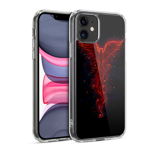 Christos Karapanos Phoenix 2 Red Soft Gel Case for Apple iPhone 11