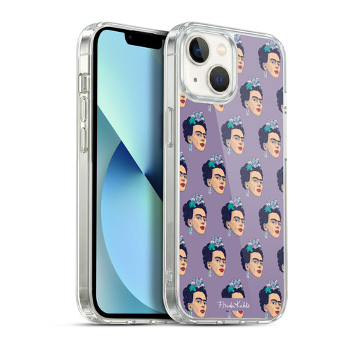 Frida Kahlo Sketch Pattern Soft Gel Case for Apple iPhone 13