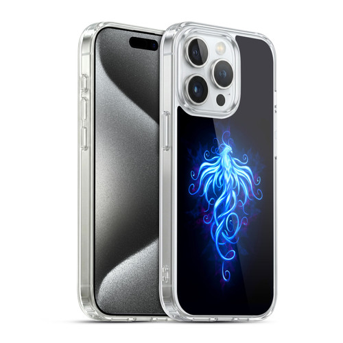 Christos Karapanos Phoenix 2 Royal Blue Soft Gel Case for Apple iPhone 15 Pro & MagSafe