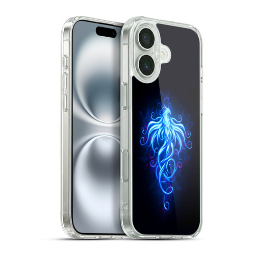Christos Karapanos Phoenix 2 Royal Blue Soft Gel Case for Apple iPhone 16 Plus & MagSafe