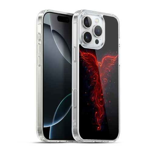 Christos Karapanos Phoenix 2 Red Soft Gel Case for Apple iPhone 16 Pro Max & MagSafe