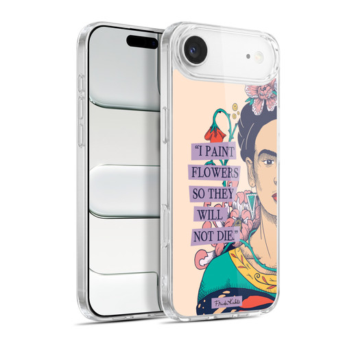 Frida Kahlo Sketch I Paint Flowers Soft Gel Case for Apple iPhone 17 Air