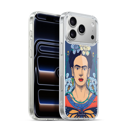 Frida Kahlo Sketch Floral Soft Gel Case for Apple iPhone 17 Pro Max