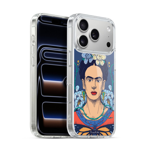 Frida Kahlo Sketch Floral Soft Gel Case for Apple iPhone 17 Pro