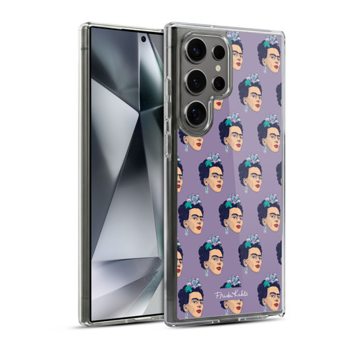 Frida Kahlo Sketch Pattern Soft Gel Case for Samsung Galaxy S24 Ultra 5G & MagSafe