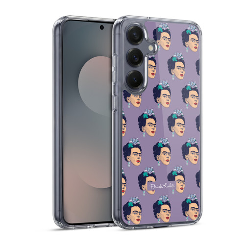 Frida Kahlo Sketch Pattern Soft Gel Case for Samsung Galaxy S25 & MagSafe